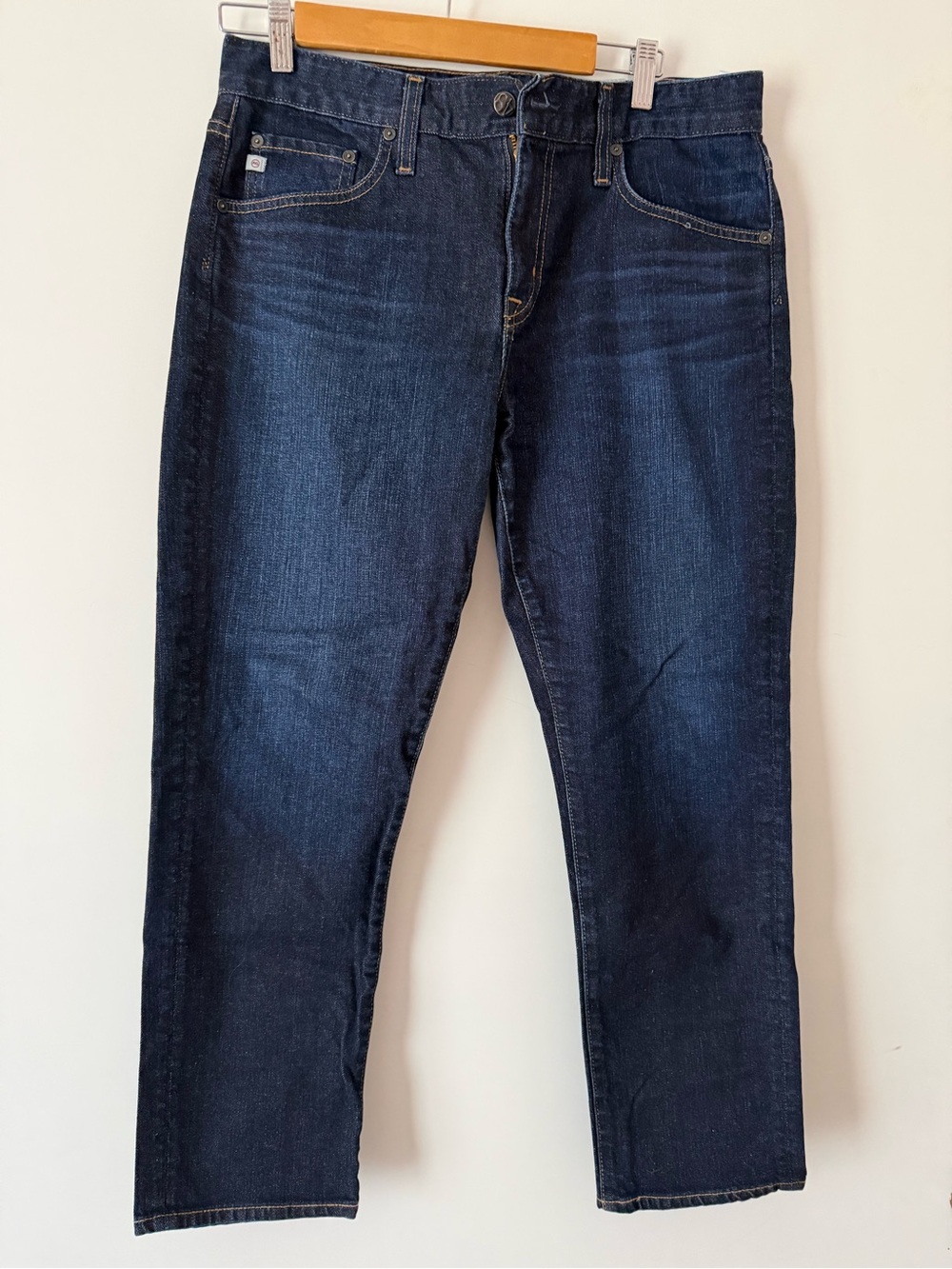 Ag Adriano Goldschmied Women's Dark Blue Ex Boyfriend Jeans